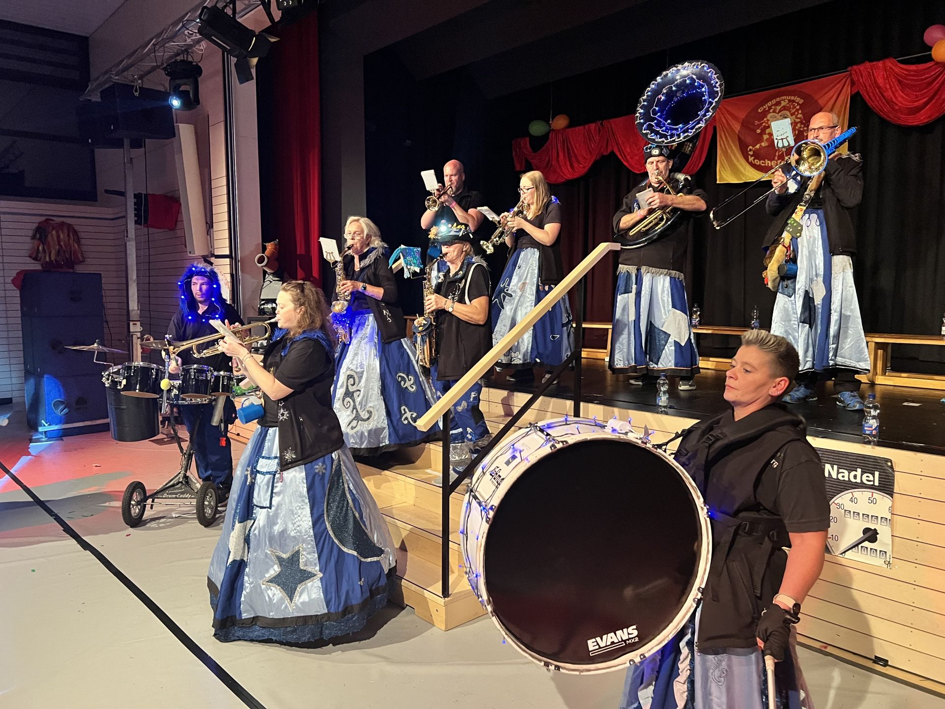 Auftritt bei der Guggamusik Kocher Fetza