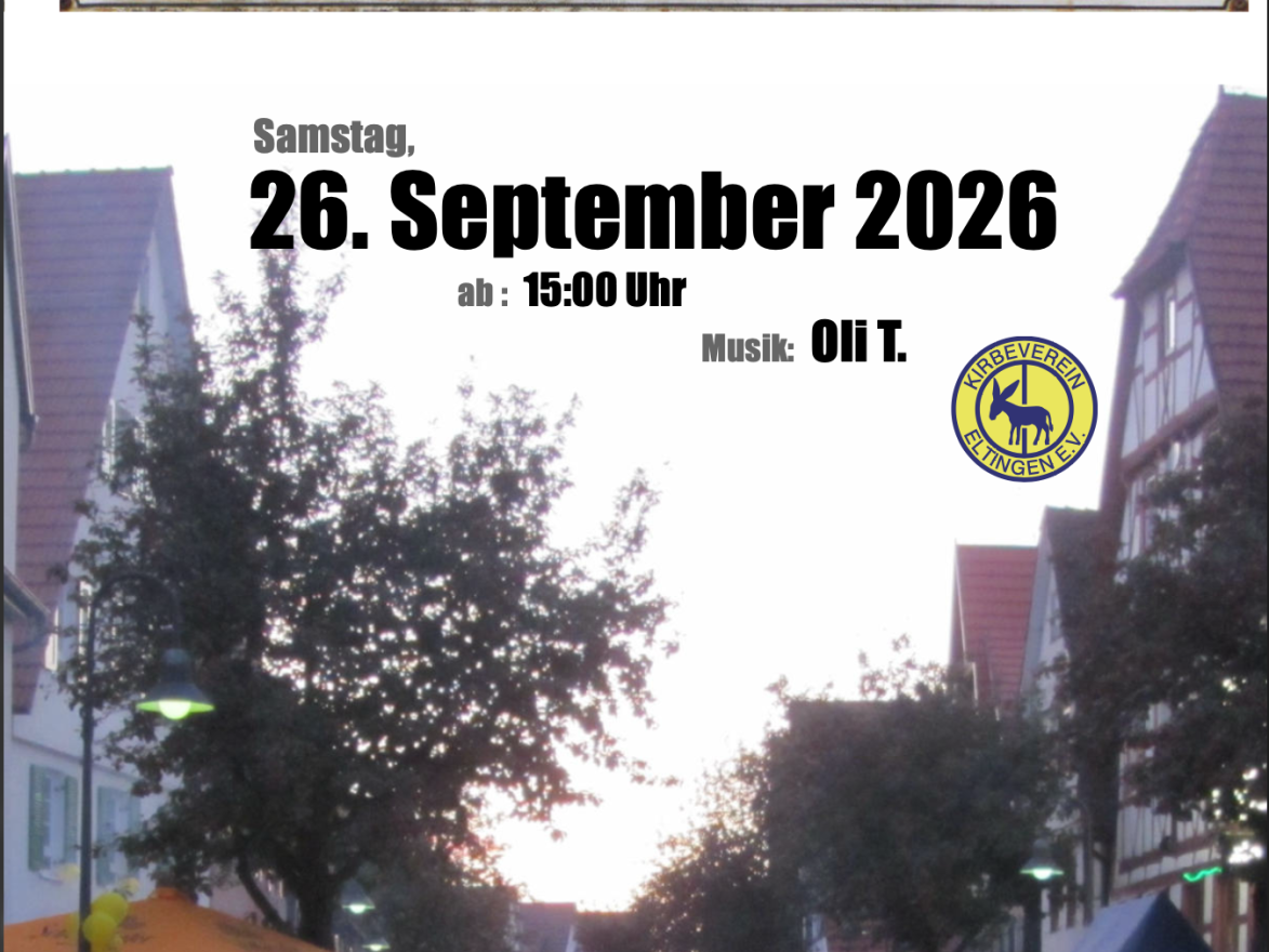 Eltinger Herbst – wir sind mit unserem Langosstand dabei!